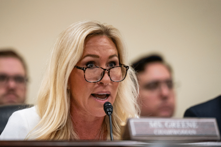 MTG Slams DOJ for Santos Sentence, Demands Action on Epstein-Linked Figures